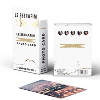 โปสการ์ดเลเซอร์ LE SSERAFIM Lesserafim Kpop 50 ชิ้น/กล่อง