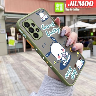 เคสโทรศัพท์มือถือ ซิลิโคนใส ขอบสี่เหลี่ยม กันกระแทก ลายการ์ตูน Pochacco สําหรับ Samsung A23 A13