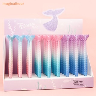 Magicalhour^^ ปากกาเจล ลายการ์ตูนนางเงือกน่ารัก สร้างสรรค์ สุ่มสี 0.38 มม. 1 ชิ้น