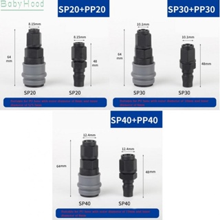 【Big Discounts】Quick Connector Plastic Steel 0.39inch Pneumatic 10mm Self-locking 12mm#BBHOOD