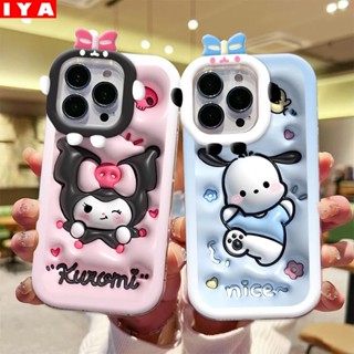 เคสโทรศัพท์ซิลิโคน แบบนิ่ม ลายการ์ตูน Sanrio Pochacco Kuromi สําหรับ Realme C55 10 C30 C31 C33 C35 C21Y C25Y RealmeC11 C25 C17 C15 C12 C3 C2 7i 5 5i 6i 9i Narzo 30A 50A Prime