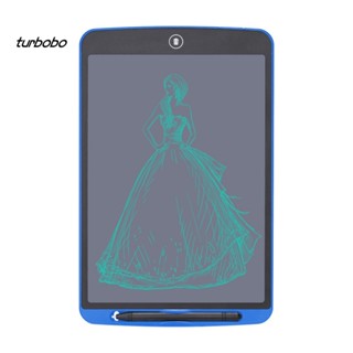 Turbobo แท็บเล็ตอิเล็กทรอนิกส์ LCD 12 นิ้ว สําหรับวาดภาพกราฟฟิตี้เด็ก