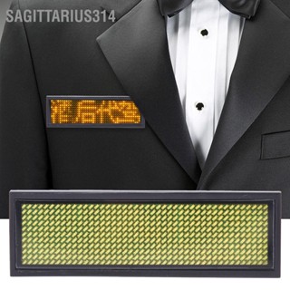 Sagittarius314 ป้ายชื่อ LED เลื่อนป้ายข้อความภาษาจีน 4 ป้ายแสดง