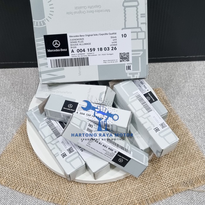 หัวเทียน Mercedes Benz เครื่องยนต์ M272 M273 W164 W203 W221 W251 เดิม