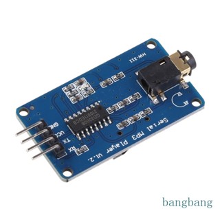 Bang YX5300 บอร์ดโมดูลควบคุมเครื่องเล่นเพลง MP3 พอร์ตอนุกรมด้วยเสียง UART