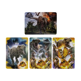 Jigsaw Puzzle ตัวต่อจิ๊กซอว์ ขนาด M Jurassic World Tray Toy Board Variant ภาพไดโนเสาร์พร้อมถาดรอง สินค้าลิขสิทธิ์ ของ...