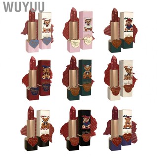 Wuyuu Lipsticks Nourishing Long Lasting Lip Polish Even Coloring Makeup Lipsticks for Women Girls