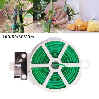 【COLORFUL】Fixed Rope Steel Pipe Fittings With Cut Plant Ties Garden Ties Coate String