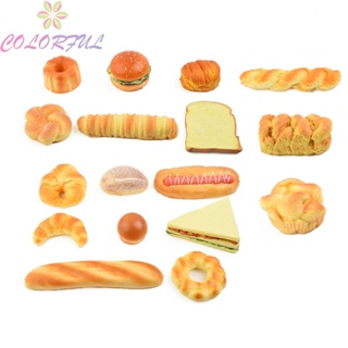 【COLORFUL】Bread Model Fake Home Decor Photography Props Simulated Table Decor Funny