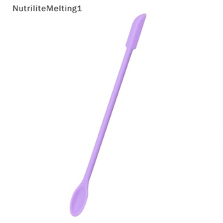 [NutriliteMelting1] ไม้พายซิลิโคน แบบยาว สองหัว สําหรับตักเครื่องสําอาง