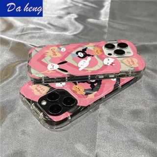 เคสโทรศัพท์มือถือแบบนิ่ม กันกระแทก ลายการ์ตูนหัวใจ เรียบง่าย สําหรับ Iphone 14promax 13 12 11 7 8plus CUEW