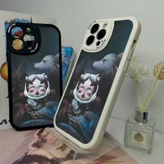 P44 เคส For IPhone 13 11 ip 12 14 Pro ip 6 7 8 Plus XR XS Max SE 2020 Bubble Mart Case เคสโทรศัพท์มือถือ กันกระแทก ลาย สําหรับ SFP44