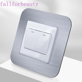 FALLFORBEAUTY สติกเกอร์ฝาครอบสวิตช์ กันน้ํา กันสกปรก เรียบง่าย สําหรับตกแต่งบ้าน ห้องนั่งเล่น