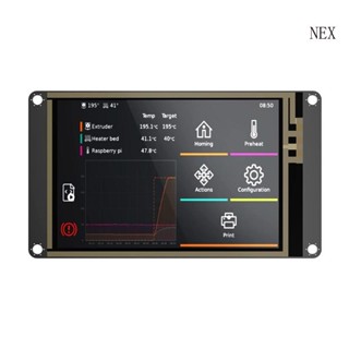 Nex TFT35 V2 1 อะไหล่หน้าจอ LCD สําหรับเครื่องพิมพ์ 3D SKR Mini E3 Board