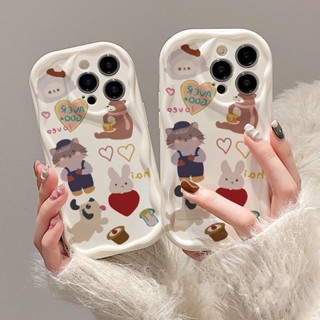 เคสโทรศัพท์มือถือแบบนิ่ม TPU ใส ลายกลุ่มสัตว์ สําหรับ VIVO Y02 Y02S Y15S Y16 Y17 Y19 Y20 Y21 Y22S Y35 Y50 Y51 Y75 Y7S 91C Y95