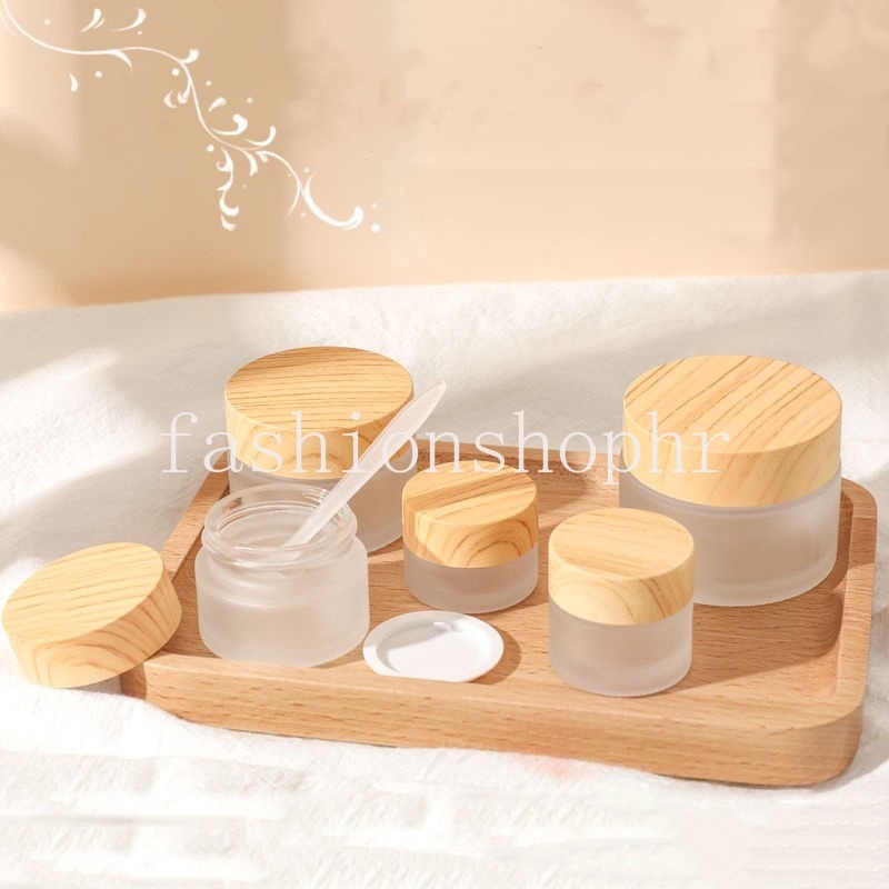 พร้อมส่ง ขวดโหลแก้ว ขนาดเล็ก สําหรับใส่เครื่องสําอาง ครีม ลิปสติก เติมได้