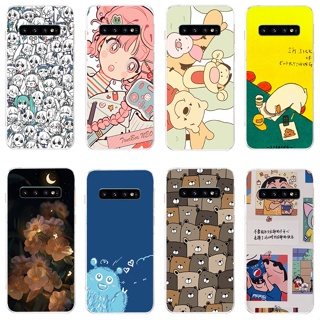 สําหรับ Samsung Galaxy S10 S10e S10 Plus note10 note10 Plus ซิลิโคนนุ่ม TPU เคสโทรศัพท์