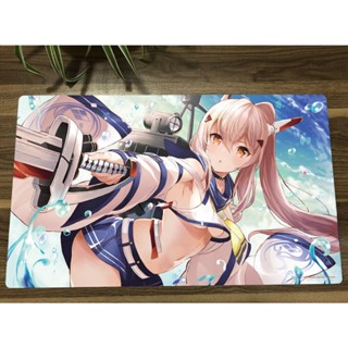 Yugioh Azur Lane Playmat IJN Ayanami TCG CCG แผ่นรองเมาส์ สําหรับเล่นเกม