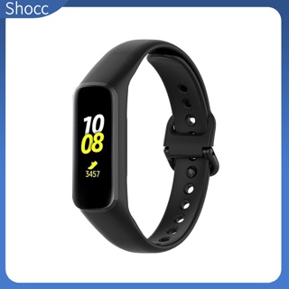 Shocc สายนาฬิกาข้อมือ ซิลิโคนนิ่ม กันเหงื่อ ใส่สบาย แบบเปลี่ยน สําหรับ Samsung Galaxy Fit2 R220