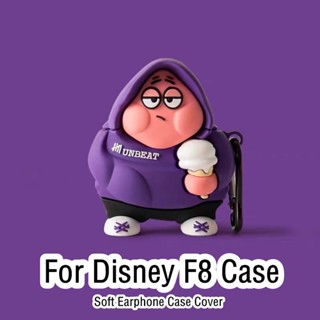 【Ĕĕ】เคสหูฟัง แบบนิ่ม ลายการ์ตูนดิสนีย์ F8 สําหรับ Disney F8
