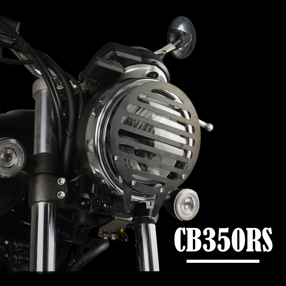 :MotorcGB350 GB350S 2021 2022 ycleไฟหน้าหัวLight Guard Protectorฝาครอบป้องกันย่างสําหรับHonda CB350R