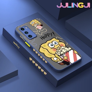 เคสโทรศัพท์มือถือ ซิลิโคนนิ่ม ใส กันกระแทก ลายการ์ตูนสพันจ์บ็อบ สําหรับ Huawei P40 P40 Pro P40 Lite P40 Pro Plus