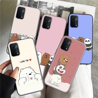 เคสโทรศัพท์มือถือแบบนิ่ม ลาย We Bare Bears C286 สําหรับ Realme X Lite XT X2 V11 V11S 8i 9 Pro Plus 5G Narzo 50i