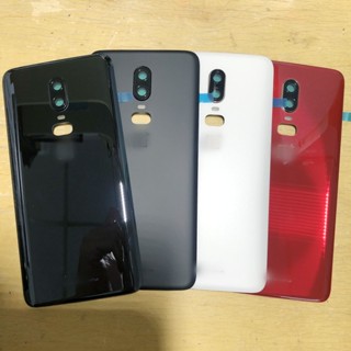 เคสด้านหลัง พร้อมกาวโลโก้เลนส์กล้อง แบบเปลี่ยน สําหรับ Oneplus6 Oneplus 6 One Plus