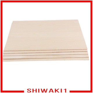 [Shiwaki1] แผ่นบอร์ดไม้อัด แบบบาง ขนาดเล็ก สําหรับโมเดลเรือใบ 5 ชิ้น