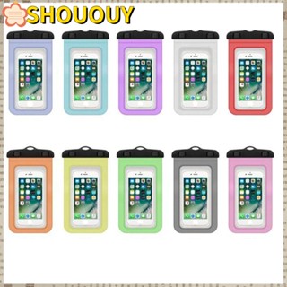 Shououy เคสโทรศัพท์มือถือ PVC กันน้ํา ทรงสี่เหลี่ยม 10 สี แฟชั่น 2 ชิ้น