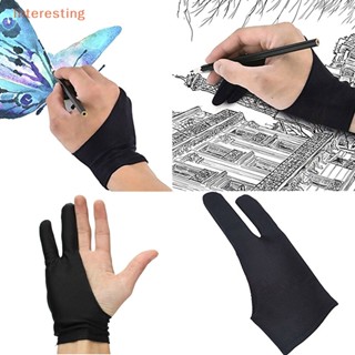 [Interesting] ถุงมือสองนิ้ว ป้องกันการเปรอะเปื้อน สําหรับวาดภาพกราฟิก แท็บเล็ต ปากกา 1 ชิ้น