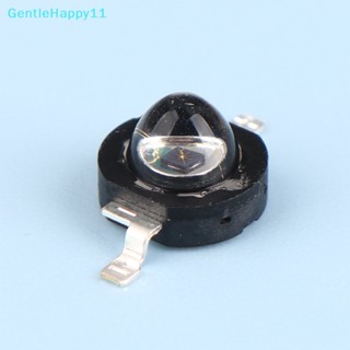 Gentlehappy หลอดไฟอัลตราไวโอเลต LED 3W UV สีม่วง 365nm 375nm 380nm 385nm 395nm 400nm 405nm 410nm 420nm 3W พลังงานสูง