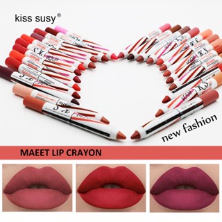 ขายดี#专供kiss Susy ลิปสติก ลิปกลอส เนื้อแมตต์กํามะหยี่ 24 สี สไตล์ยุโรป อเมริกา 6/7hf