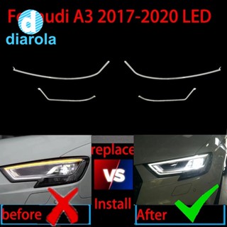 หลอดไฟกลางวัน ABS สําหรับรถยนต์ Audi A3 S3 LED 16-18