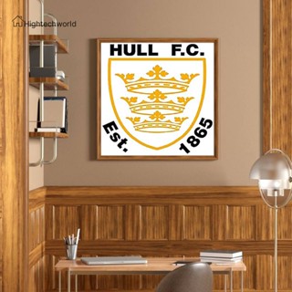 [Hightechworld.th] ชุดงานจิตรกรรมเม็ดบีด ทรงเพชรกลม 5D DIY รูปเมือง Hull A.F.C. ศิลปะหัตถกรรม สําหรับตกแต่งบ้าน