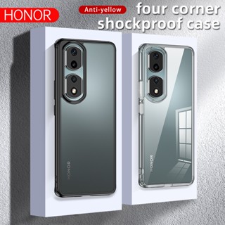 เคสโทรศัพท์มือถืออะคริลิค TPU ใส ผิวด้าน กันกระแทก สําหรับ Honor 90 Pro 5G 2023 Honor90 90Pro Honor90Pro