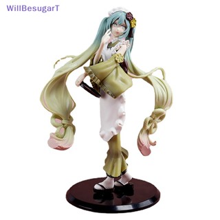 [WillBesugarT] ตุ๊กตาฟิกเกอร์ Taito Vocaloid Hatsune Matcha Miku 22 ซม. [ใหม่]