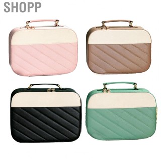 Shopp Portable Cosmetic Bag  Fashionable Large  Travel Makeup Case for Hotel Girls