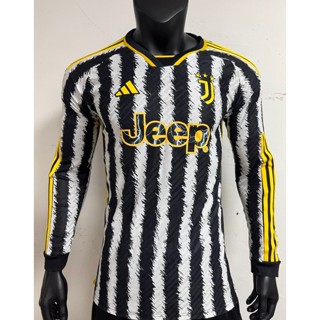 เสื้อกีฬาแขนยาว ลายทีมชาติฟุตบอล Juventus 2324 ชุดเหย้า