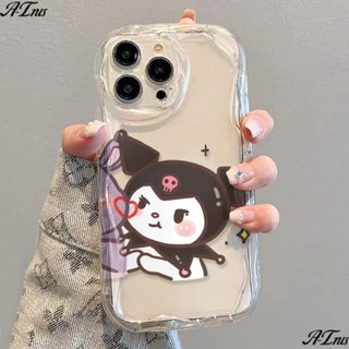 เคสโทรศัพท์มือถือ กันกระแทก ลายคุโรมิ สําหรับ 8p 7✅เคสโทรศัพท์มือถือแบบนิ่ม ใส ลายสไตรค์ สําหรับ Iphone 11 1312 promax xs xr 14 2USX