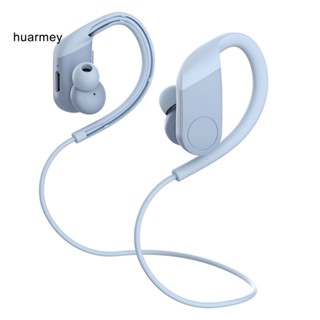 Huarmey หูฟังสเตอริโอไร้สาย บลูทูธ 50 IPX4 กันน้ํา สําหรับวิ่ง เล่นกีฬา