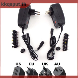 อะแดปเตอร์ชาร์จพาวเวอร์ซัพพลาย 3V 4.5V 5 6 7.5V 9V 12V 2A 2.5A AC DC ปรับได้ สําหรับกล้องวงจรปิด pc โน้ตบุ๊ก E THK2