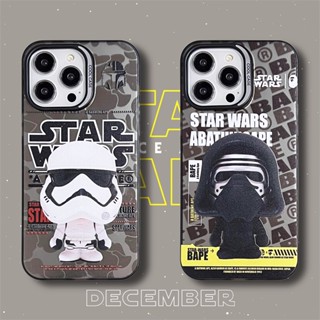 เคสโทรศัพท์มือถือ TPU กันกระแทก ลาย Star War สีสันสดใส สําหรับ Apple IPhone 14 13 12 11 Pro Max