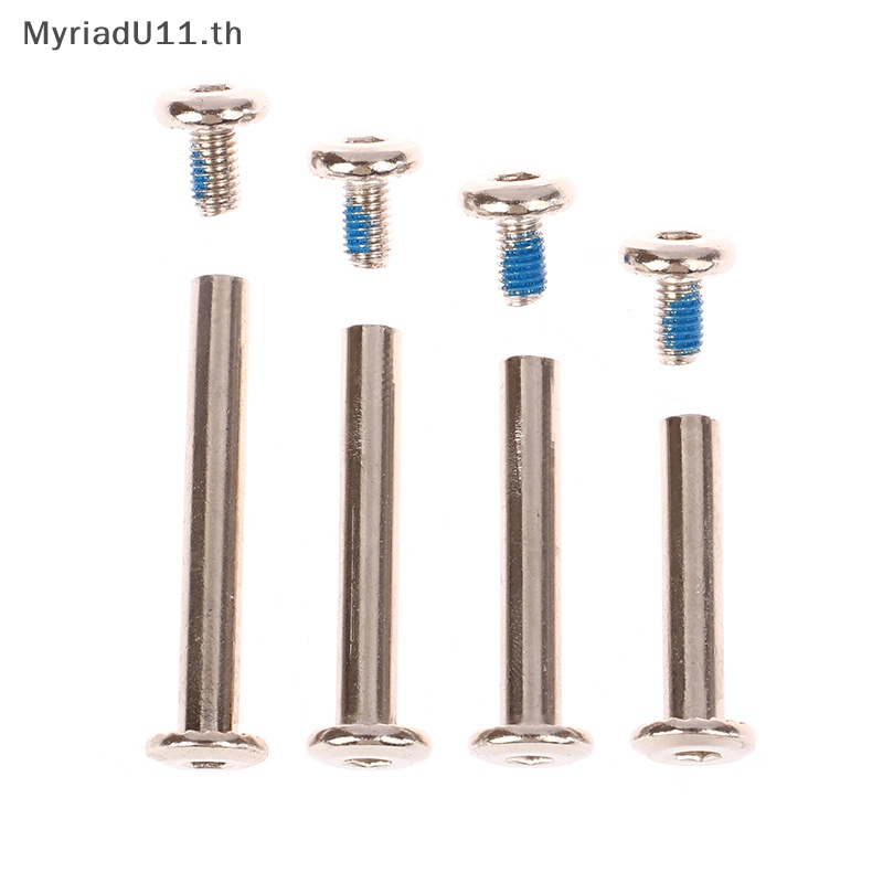 Myriadu สกรูสลักเกลียวล้อกระเป๋าเดินทาง สเตนเลส อุปกรณ์เสริม 4 ชุด