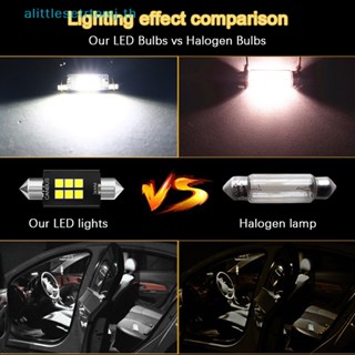 Alittlese หลอดไฟ LED 3030 6-SMD ทรงโดม สําหรับติดป้ายทะเบียนรถยนต์