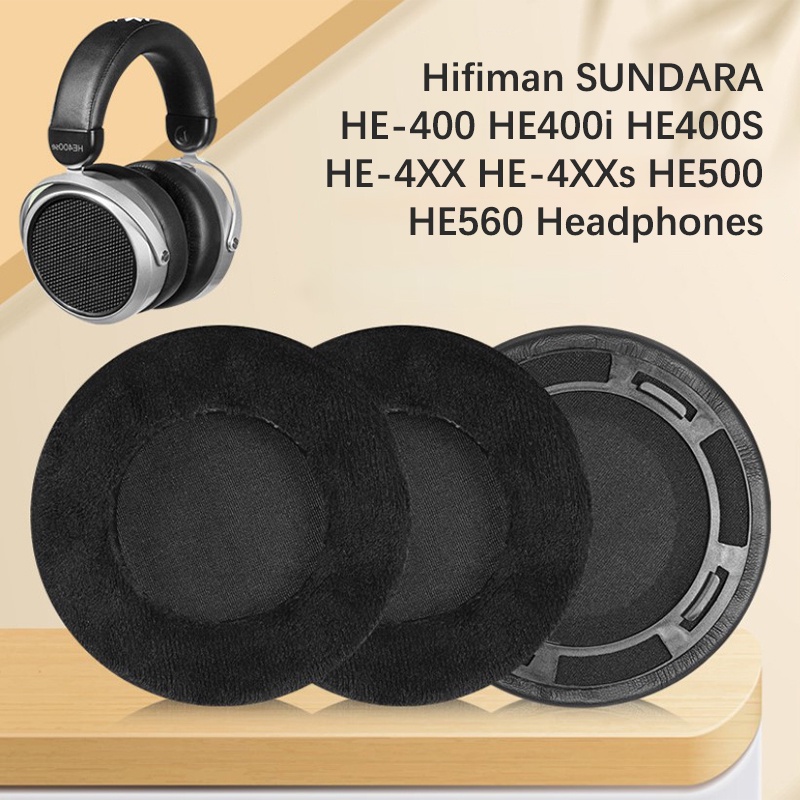 1 คู่โฟมแผ่นรองหูฟังเบาะหนัง Earpad สําหรับ HIFIMAN SUNDARA HE-400 HE400I HE400S HE-4XX HE-4XXs HE50