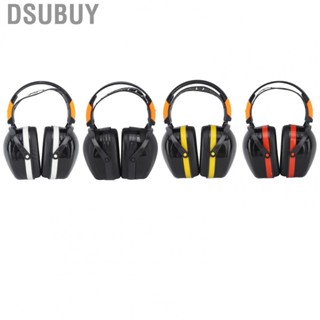 Dsubuy Hearing Protection Ear Muff  Sponge Lining Double Layer Headband Lightweight ABS Noise Reduction Earmuffs for Mowing