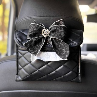 Tissue Box Paper Extraction Box Supplies Automobile Armrest Box Cover Sun Visor Car Tissue Dispenser Car Cute Tissue Box Car leQi