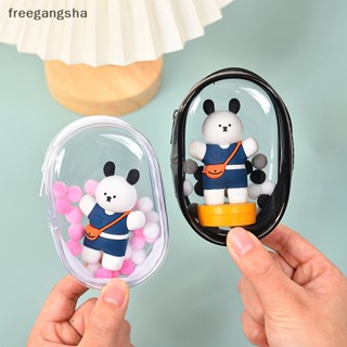 [FREG] Pvc Waterproof Storage Bag Transparent Light Walking Baby Bag Hand Display Baby Boy FDH