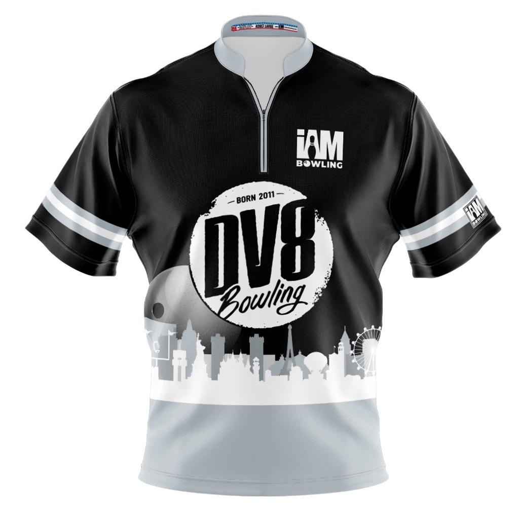 เสื้อบอลลิ่งDV8 DS ดีไซน์ซิปคอแบบ 3D สำหรับเล่นโบว์ลิ่ง